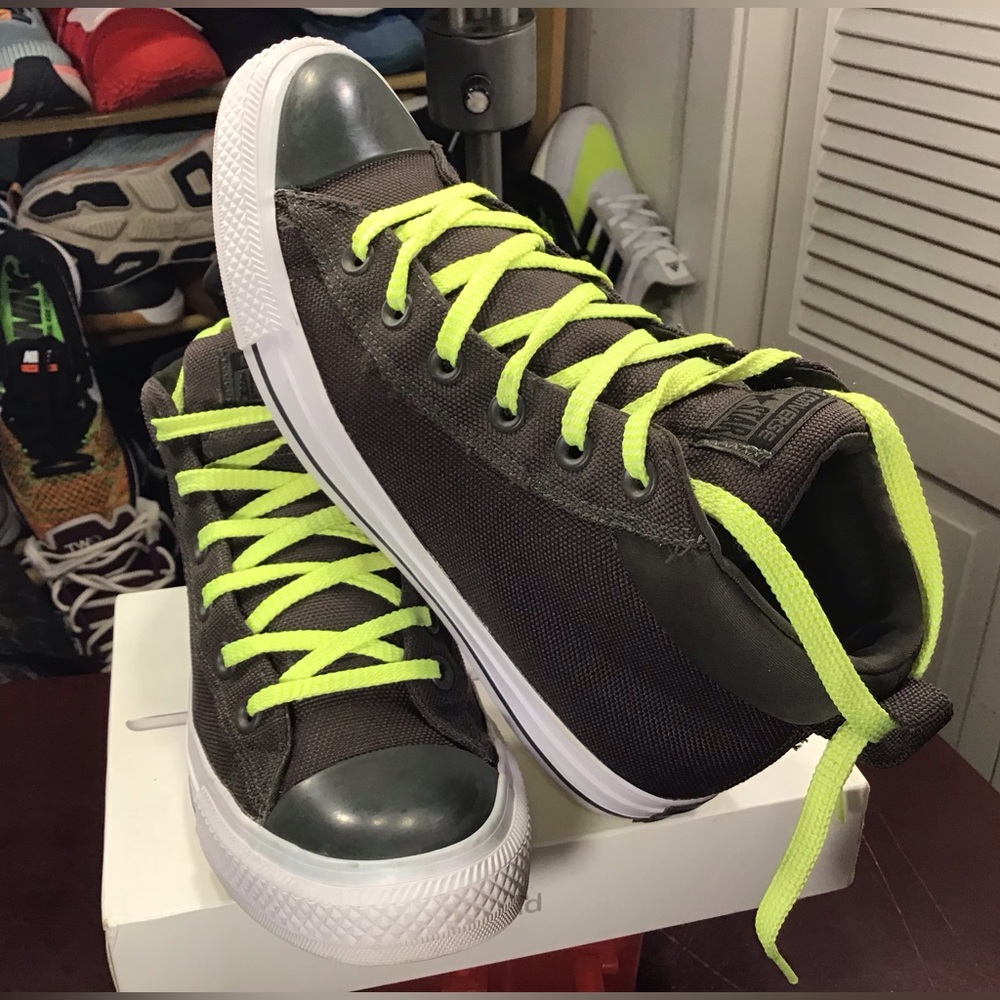 Converse Unisex Street Mid 153790C Brown Casual Shoes Sneakers Sz M 7 W 9
